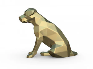 拉布拉多 3D 打印模型