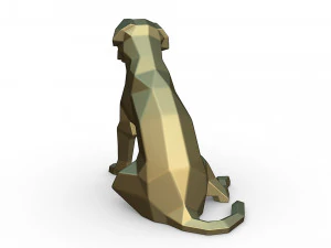 拉布拉多 3D 打印模型