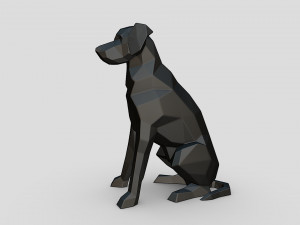 Border collie labrador mix 3D Print Model