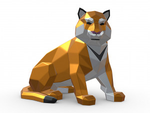 Tiger 3D Print Model