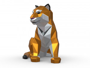 Tiger 3D-Druckmodell