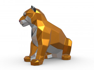 Tiger 3D-Druckmodell