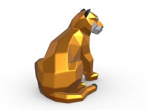 Tiger 3D-Druckmodell