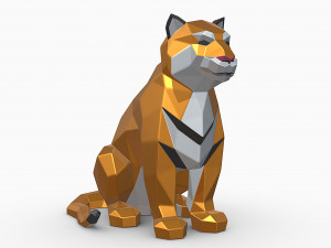 Tiger 3D 프린트 모델