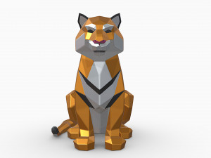Tiger 3Dプリントモデル