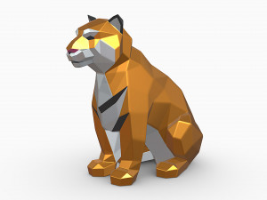 Tiger 3Dプリントモデル
