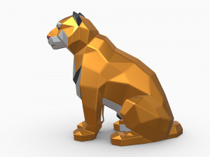 Tiger 3Dプリントモデル