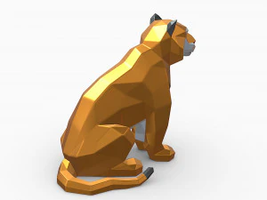 Тигр 3D Принт Модель