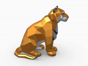 Тигр 3D Принт Модель