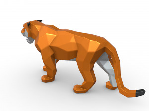 Tiger Model do druku 3D