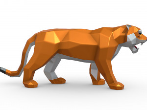 Tiger Model do druku 3D