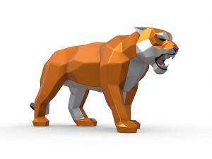 Tiger Model do druku 3D