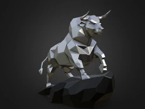 Bull 3D Print Model