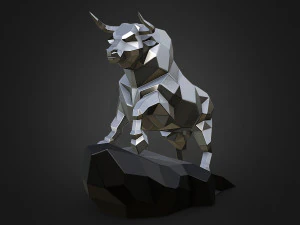 Bull 3D Print Model