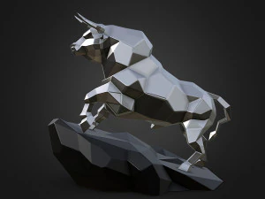 Bull 3D Print Model