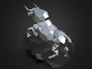 Bull 3D Print Model