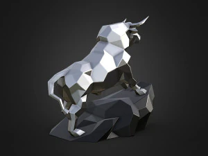 Bull 3D Print Model