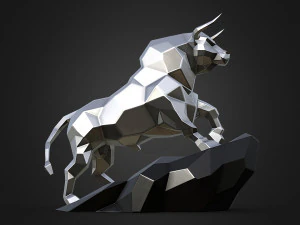 Bull 3D Print Model