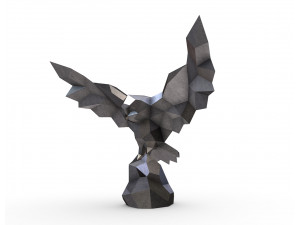 Snowy owl 3D-printmodel