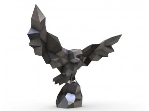 Coruja nevada Modelo de Impressão 3D