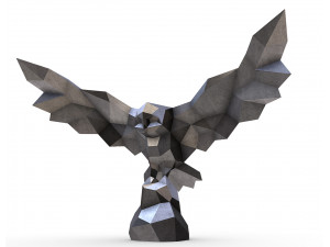 Snowy owl 3D-printmodel