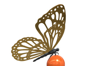 Butterfly 3D-Druckmodell