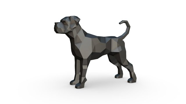 Cane Corso Modelo de Impressão 3D .c4d .max .obj .3ds .fbx .stl .blend 