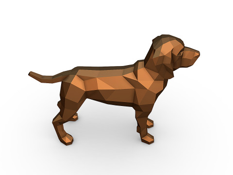 Maltese Hunting Dog Modelo de impresión 3D