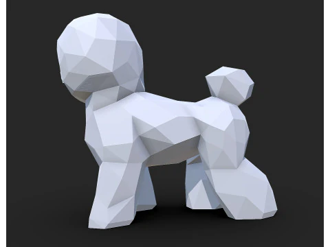 Bichon Frise dog 3D Print Model