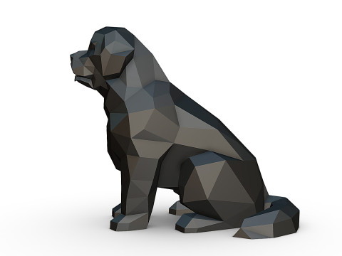 Newfoundland terre neuve dog 3D Baskı Modeli