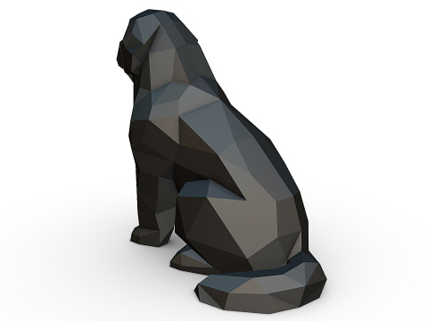 Newfoundland terre neuve dog 3D Baskı Modeli