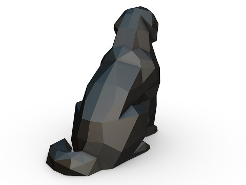Newfoundland terre neuve dog 3D Baskı Modeli