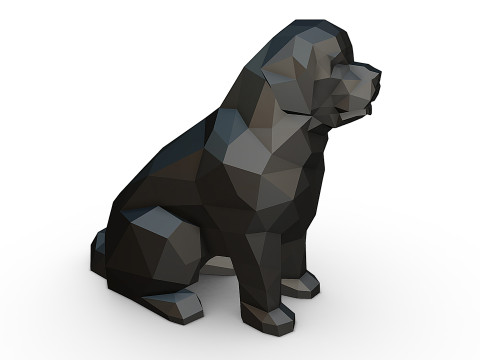 Newfoundland terre neuve dog 3D Baskı Modeli