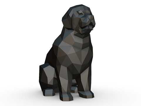 Newfoundland terre neuve dog 3D Baskı Modeli