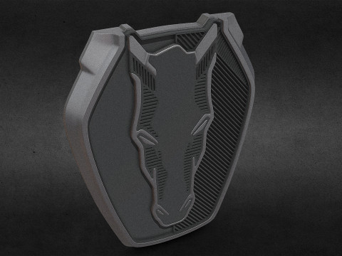 Mustang logo 3Dプリントモデル