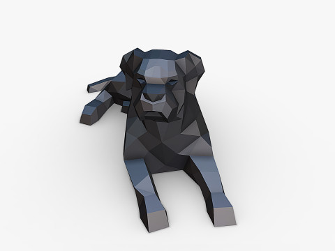Cane Corso dog 3D print model 3D 打印模型
