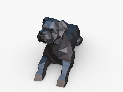 Cane Corso dog 3D print model 3D 打印模型