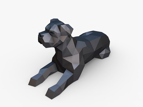 Cane Corso dog 3D print model 3D 打印模型