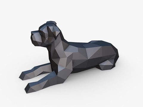 Cane Corso dog 3D print model 3D 打印模型