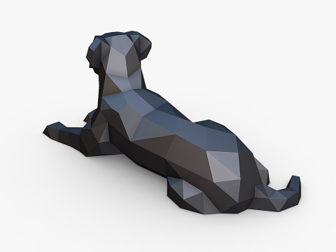 Cane Corso dog 3D print model 3D 打印模型