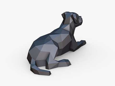 Cane Corso dog 3D print model 3D 打印模型