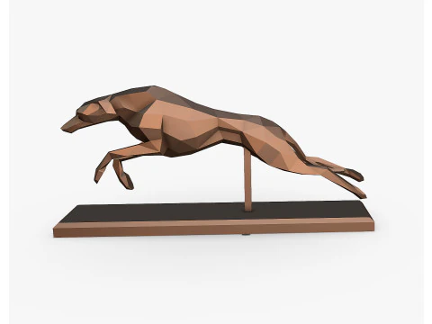 Italian Greyhound dog 3D print model 3D Print Model
