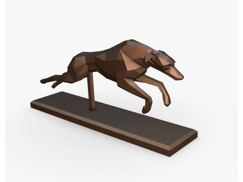 Italian Greyhound dog 3D print model 3D Print Model