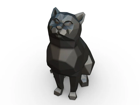 Modello di stampa 3D di figura di gatto Modello di stampa 3D