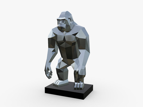 Gorilla 3D print model 3D Принт Модель