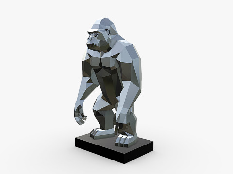 Gorilla 3D print model Model do druku 3D
