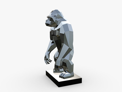 Gorilla 3D print model Model do druku 3D