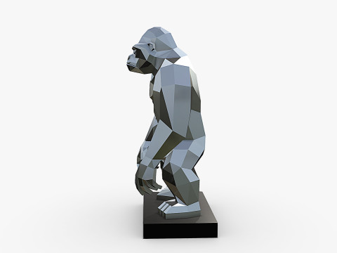 Gorilla 3D print model Model do druku 3D