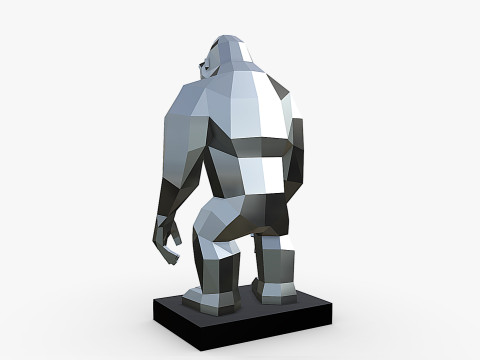 Gorilla 3D print model Model do druku 3D