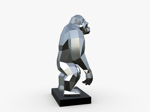 Gorilla 3D print model Model do druku 3D